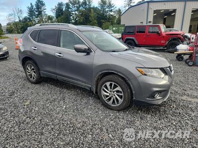 Czwarte zdjęcie samochodu z boku: 2015 NISSAN ROGUE SL VIN:5N1AT2MV7FC778070 - miniatura