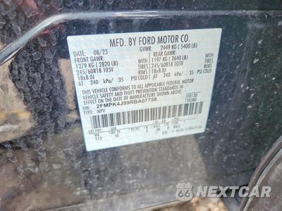 Zdjęcie 12 z 12 samochodu: 2024 FORD EDGE SEL VIN:2FMPK4J99RBA07758 - miniatura