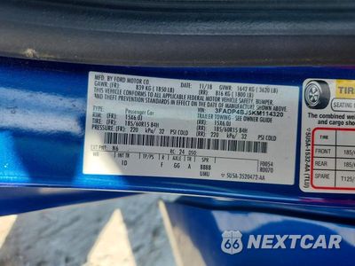 Zdjęcie 12 z 12 samochodu: 2019 FORD FIESTA SE VIN:3FADP4BJ5KM114320 - miniatura