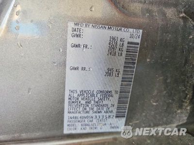 Zdjęcie 12 z 12 samochodu: 2025 NISSAN ALTIMA SV VIN:1N4BL4DV0SN333582 - miniatura