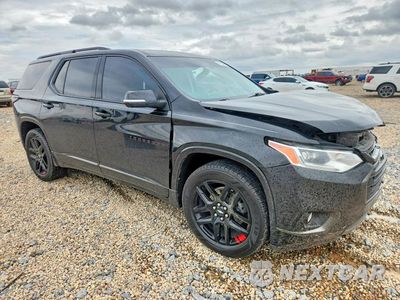 Czwarte zdjęcie samochodu z boku: 2021 CHEVROLET TRAVERSE PREMIER VIN:1GNERKKW3MJ190411 - miniatura