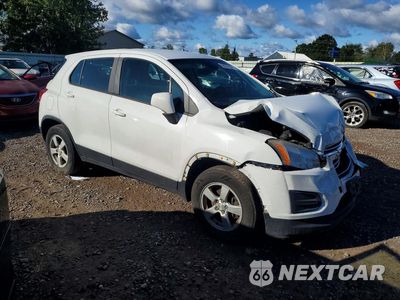 Czwarte zdjęcie samochodu z boku: 2016 CHEVROLET TRAX LS VIN:KL7CJNSB5GB594893 - miniatura