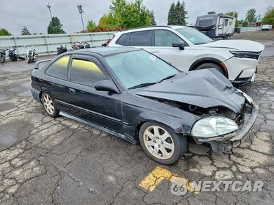 Czwarte zdjęcie samochodu z boku: 1996 HONDA CIVIC EX VIN:1HGEJ8240TL072709 - miniatura