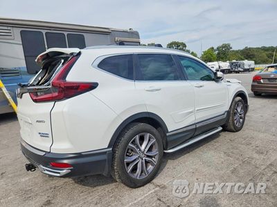 Trzecie zdjęcie samochodu z tyłu: 2022 HONDA CR-V TOURING VIN:5J6RT6H9XNL007932 - miniatura