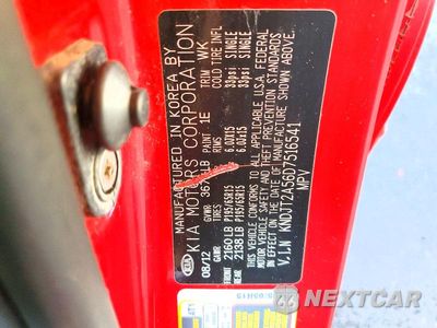 Zdjęcie 12 z 12 samochodu: 2013 KIA SOUL BASE VIN:KNDJT2A56D7516541 - miniatura
