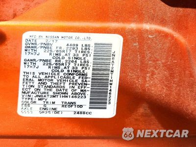 Zdjęcie 13 z 13 samochodu: 2017 NISSAN ROGUE S VIN:JN8AT2MT1HW146223 - miniatura