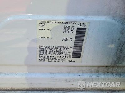 Zdjęcie 12 z 12 samochodu: 2020 NISSAN LEAF SV PLUS VIN:1N4BZ1CP7LC310491 - miniatura