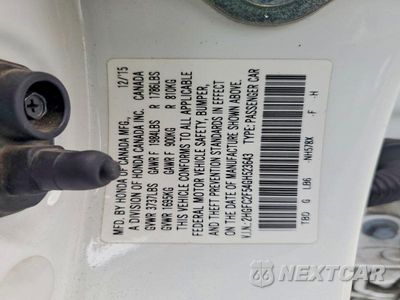 Zdjęcie 12 z 12 samochodu: 2016 HONDA CIVIC LX VIN:2HGFC2F54GH523643 - miniatura