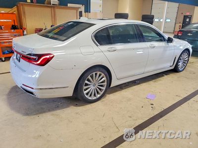 Trzecie zdjęcie samochodu z tyłu: 2020 BMW 740 XI VIN:WBA7T4C02LGF97110 - miniatura