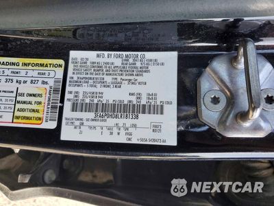 Zdjęcie 12 z 12 samochodu: 2020 FORD FUSION SE VIN:3FA6P0HD8LR181338 - miniatura