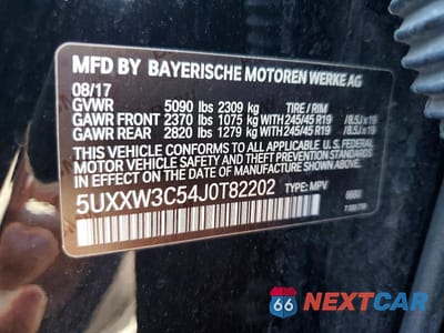 Zdjęcie 13 z 13 samochodu: 2018 BMW X4 XDRIVE28I VIN:5UXXW3C54J0T82202 - miniatura