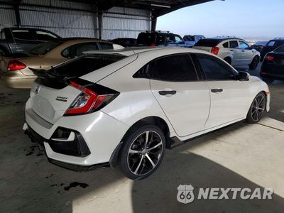 Trzecie zdjęcie samochodu z tyłu: 2021 HONDA CIVIC SPORT TOURING VIN:SHHFK7H93MU415285 - miniatura