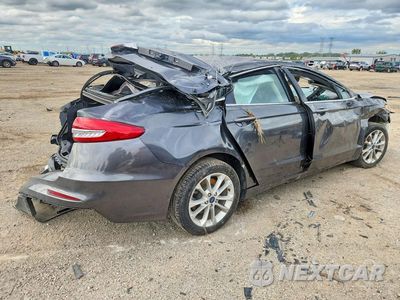 Trzecie zdjęcie samochodu z tyłu: 2020 FORD FUSION TITANIUM VIN:3FA6P0SU1LR255949 - miniatura