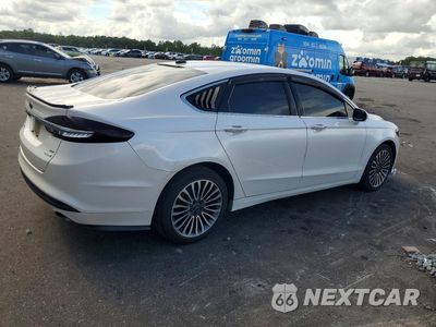 Trzecie zdjęcie samochodu z tyłu: 2017 FORD FUSION SE VIN:3FA6P0HD0HR135901 - miniatura