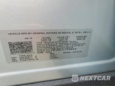 Zdjęcie 12 z 12 samochodu: 2020 GMC TERRAIN SLE VIN:3GKALTEV9LL170824 - miniatura