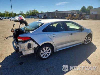 Trzecie zdjęcie samochodu z tyłu: 2021 TOYOTA COROLLA LE VIN:JTDEPMAE4MJ129779 - miniatura