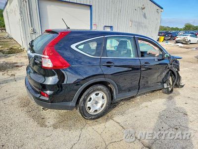 Trzecie zdjęcie samochodu z tyłu: 2015 HONDA CR-V LX VIN:5J6RM4H39FL065562 - miniatura