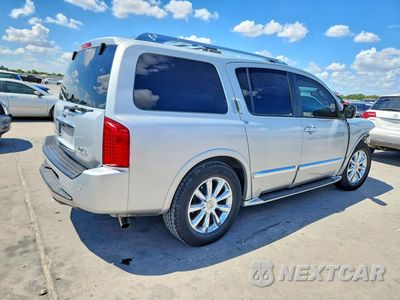 Trzecie zdjęcie samochodu z tyłu: 2010 INFINITI QX56 BASE VIN:5N3ZA0ND1AN901885 - miniatura