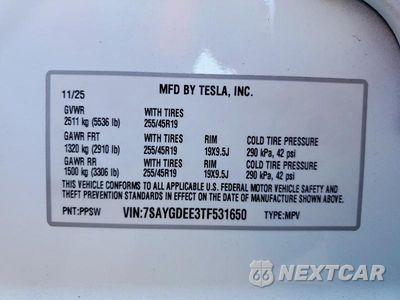 Zdjęcie 13 z 13 samochodu: 2026 TESLA MODEL Y VIN:7SAYGDEE3TF531650 - miniatura