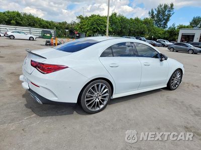 Trzecie zdjęcie samochodu z tyłu: 2020 MERCEDES-BENZ CLA 250 VIN:W1K5J4GB3LN124987 - miniatura
