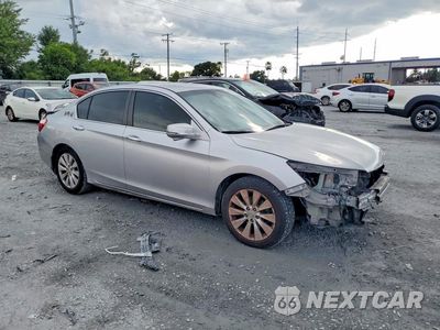 Czwarte zdjęcie samochodu z boku: 2013 HONDA ACCORD EXL VIN:1HGCR2F87DA112615 - miniatura
