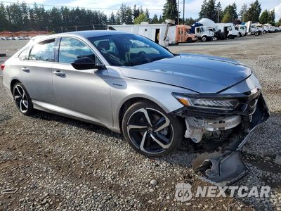 Czwarte zdjęcie samochodu z boku: 2022 HONDA ACCORD HYBRID SPORT VIN:1HGCV3F22NA022643 - miniatura