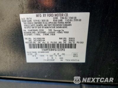 Zdjęcie 13 z 13 samochodu: 2015 FORD TAURUS SEL VIN:1FAHP2E84FG122293 - miniatura