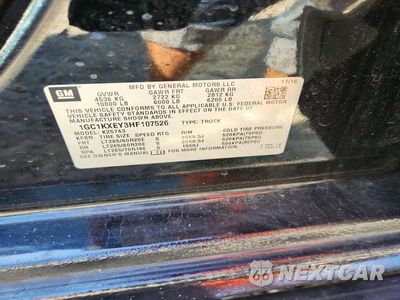 Zdjęcie 12 z 12 samochodu: 2017 CHEVROLET SILVERADO K2500 HIGH COUNTRY VIN:1GC1KXEY3HF107526 - miniatura