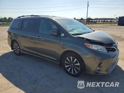 Czwarte zdjęcie samochodu z boku: 2019 TOYOTA SIENNA XLE PREMIUM 7-PASSENGER VIN:5TDDZ3DC8KS218362 - miniatura