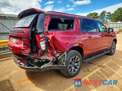 Trzecie zdjęcie samochodu z tyłu: 2023 CHEVROLET SUBURBAN K1500 Z71 VIN:1GNSKDKD3PR380815 - miniatura