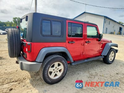 Trzecie zdjęcie samochodu z tyłu: 2008 JEEP WRANGLER UNLIMITED X VIN:1J4GA39108L518767 - miniatura