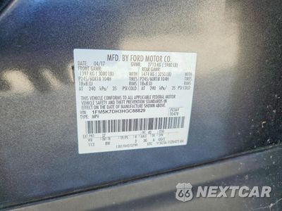 Zdjęcie 13 z 13 samochodu: 2017 FORD EXPLORER XLT VIN:1FM5K7DH3HGC88829 - miniatura