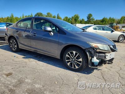 Czwarte zdjęcie samochodu z boku: 2013 HONDA CIVIC EX VIN:19XFB2F84DE043363 - miniatura