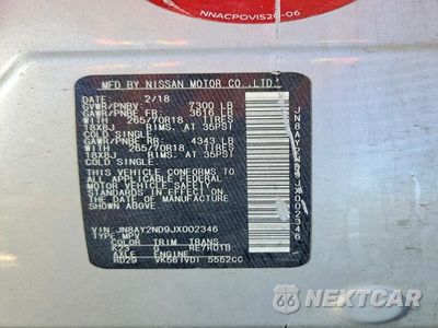 Zdjęcie 13 z 13 samochodu: 2018 NISSAN ARMADA SV VIN:JN8AY2ND9JX002346 - miniatura