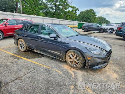 Czwarte zdjęcie samochodu z boku: 2020 HYUNDAI SONATA SEL VIN:5NPEL4JA6LH050971 - miniatura