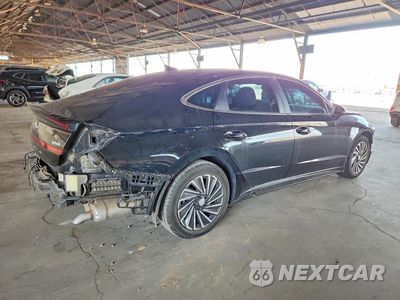 Trzecie zdjęcie samochodu z tyłu: 2023 HYUNDAI SONATA HYBRID SEL VIN:KMHL34JJXPA074707 - miniatura