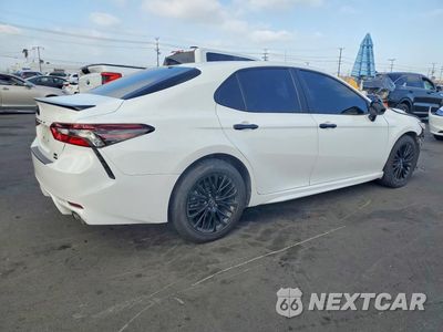 Trzecie zdjęcie samochodu z tyłu: 2021 TOYOTA CAMRY SE NIGHTSHADE VIN:4T1T11BK4MU035150 - miniatura