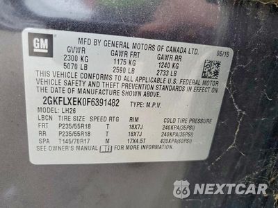 Zdjęcie 13 z 13 samochodu: 2015 GMC TERRAIN SLT VIN:2GKFLXEK0F6391482 - miniatura