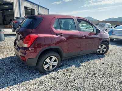 Trzecie zdjęcie samochodu z tyłu: 2017 CHEVROLET TRAX LS VIN:3GNCJNSB8HL203732 - miniatura