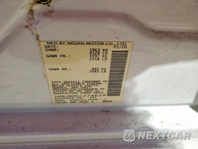 Zdjęcie 12 z 12 samochodu: 2020 NISSAN ALTIMA S VIN:1N4BL4BV0LC224619 - miniatura