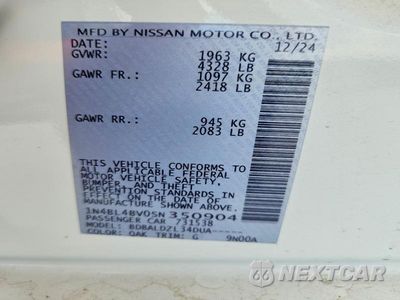 Zdjęcie 12 z 12 samochodu: 2025 NISSAN ALTIMA S VIN:1N4BL4BV0SN350904 - miniatura