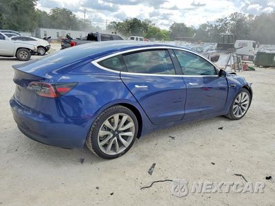 Trzecie zdjęcie samochodu z tyłu: 2018 TESLA MODEL 3 VIN:5YJ3E1EA8JF164198 - miniatura