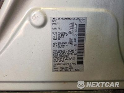 Zdjęcie 12 z 12 samochodu: 2016 NISSAN ROGUE S VIN:5N1AT2MT6GC783793 - miniatura