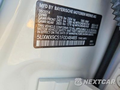 Zdjęcie 13 z 13 samochodu: 2015 BMW X3 XDRIVE28I VIN:5UXWX9C51F0D48465 - miniatura