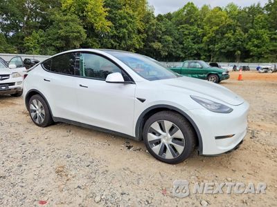 Czwarte zdjęcie samochodu z boku: 2021 TESLA MODEL Y VIN:5YJYGDEE5MF081661 - miniatura