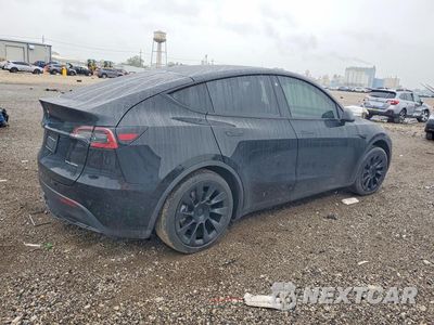 Trzecie zdjęcie samochodu z tyłu: 2021 TESLA MODEL Y VIN:5YJYGDEE7MF183088 - miniatura