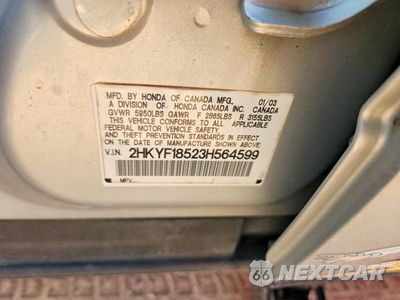 Zdjęcie 12 z 12 samochodu: 2003 HONDA PILOT EXL VIN:2HKYF18523H564599 - miniatura