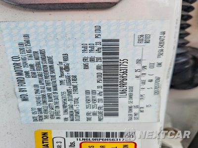 Zdjęcie 12 z 12 samochodu: 2017 LINCOLN CONTINENTAL RESERVE VIN:1LN6L9RP6H5631755 - miniatura