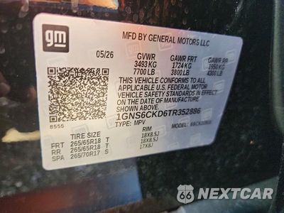 Zdjęcie 13 z 13 samochodu: 2026 CHEVROLET SUBURBAN K1500 LT VIN:1GNS6CKD6TR352886 - miniatura
