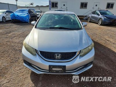 Piąte zdjęcie samochodu w środku: 2014 HONDA CIVIC LX VIN:2HGFB2F54EH512657 - miniatura